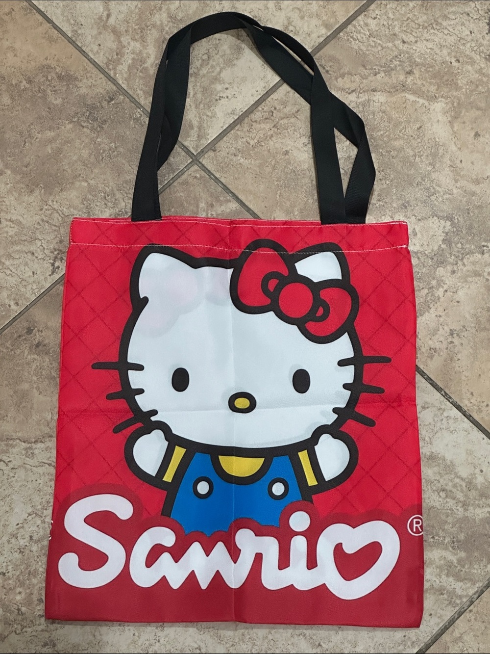 Sanrio Hello Kitty Red and White Graphic Tote
